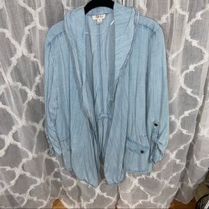 Denim cardigan